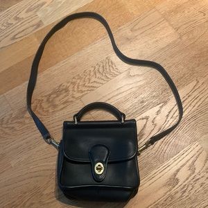 Leather coach purse